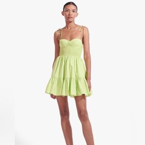 STAUD mini Landry dress NWT